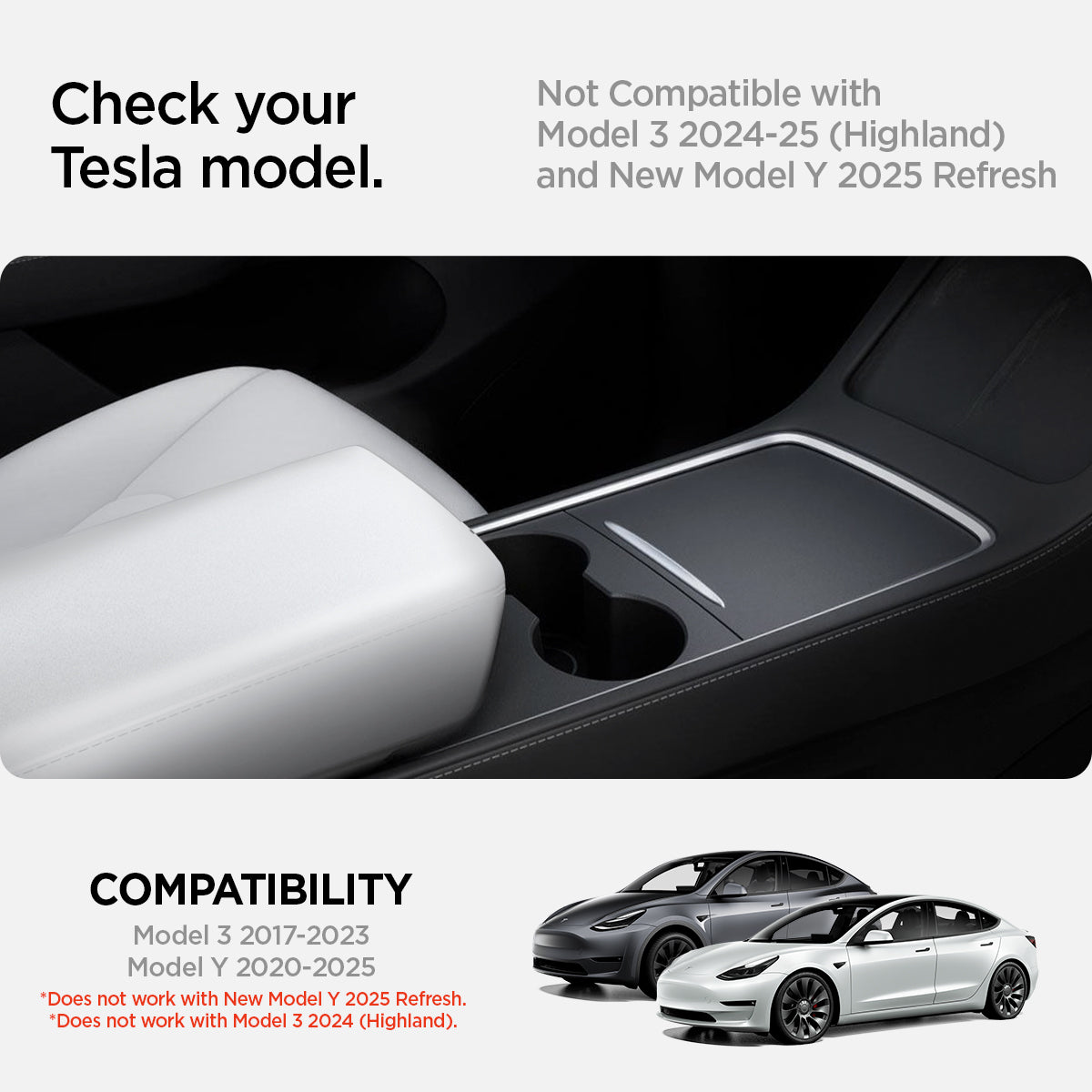 Tesla Series - Armrest Cover