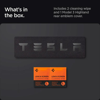 Tesla Series - Rear Emblem Logo Cover | TO322H