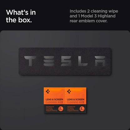 Tesla Series - Rear Emblem Logo Cover | TO322H