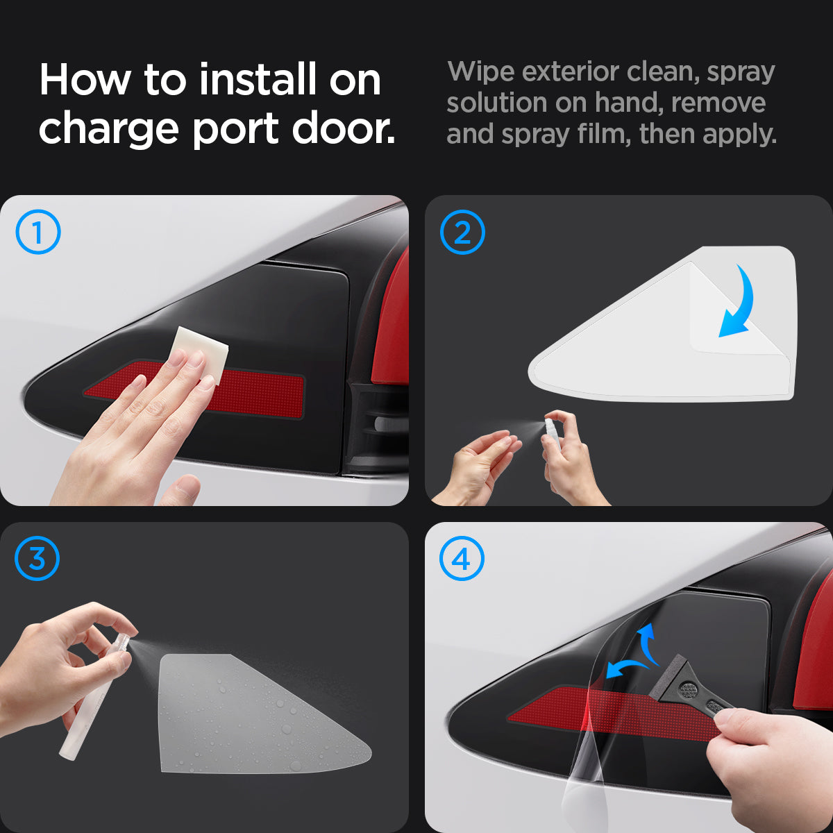 Tesla Series - Charging Port Protective Film