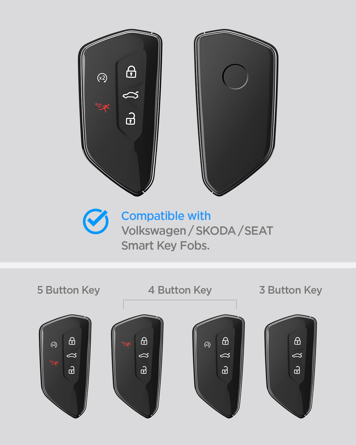 Volkswagen Key Fob Cover | VK100
