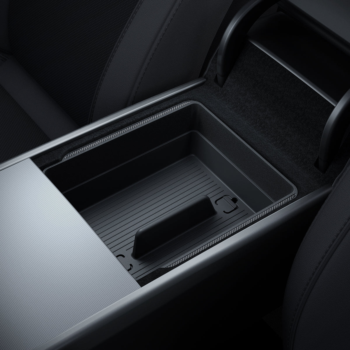 Tesla Series - Armrest Console Organizer Upper Tray | 2-Section